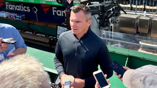 Cherington: Martin's ascent will be based on pitch recognition, contact taken at PNC Park (Pirates)